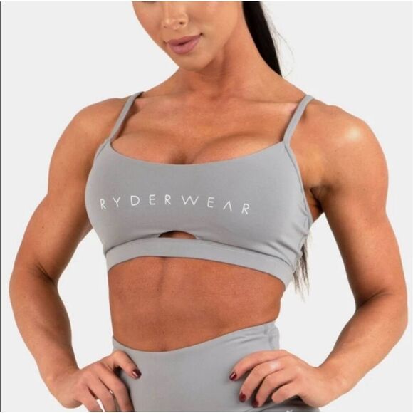 Ryderwear NWT Staples Sports Bra in Gray Size Medium - Picture 1 of 4